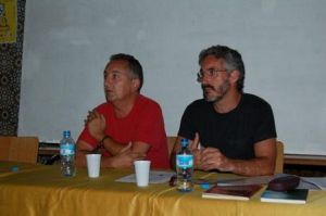 José Antonio Garriga Vela y Sergio Barce, en Larache
